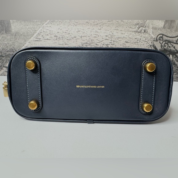 EUC Coach Revel Bag in Colorblock Glovetanned Leather Dark Turqouise CC412 - Picture 13 of 15